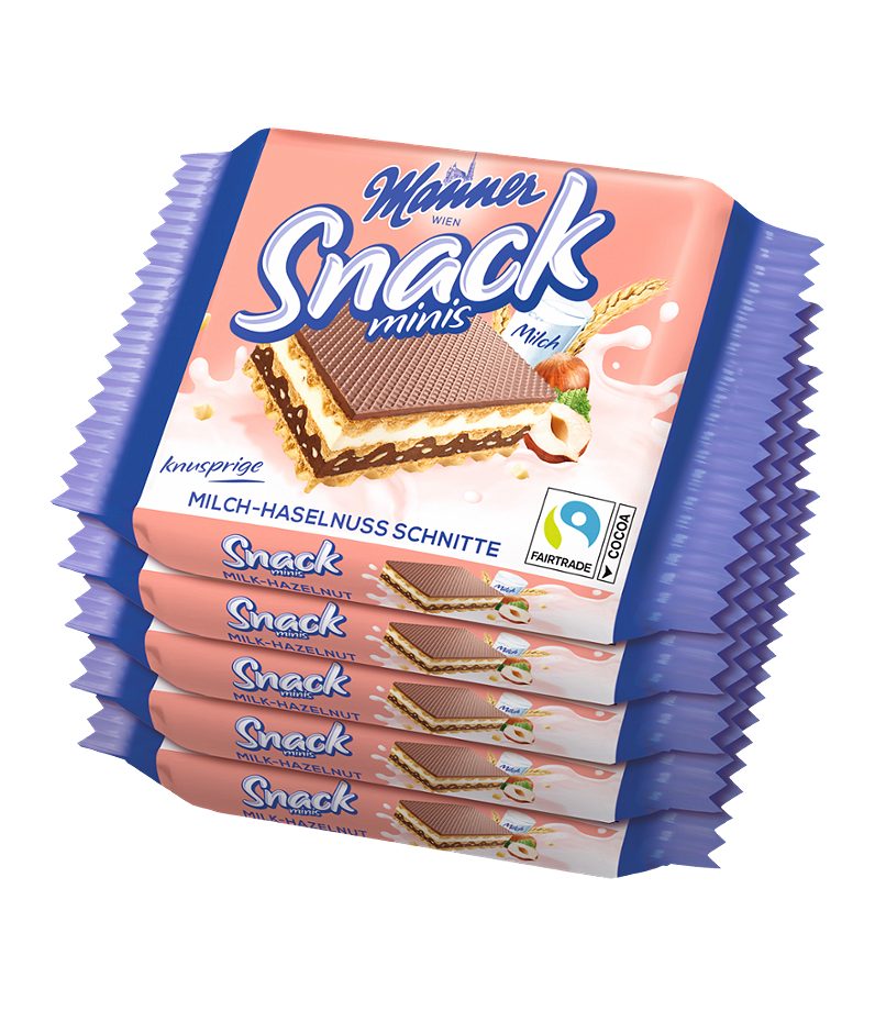 Manner Snack Minis Haselnuss 125 G