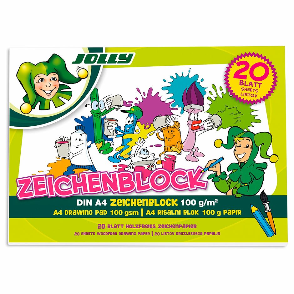 Jolly Zeichenblock A4 20 Blatt