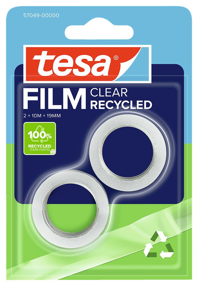 Tesa Klebeband Nachfüllung Eco & clear 2 Rollen 10m x 19 mm