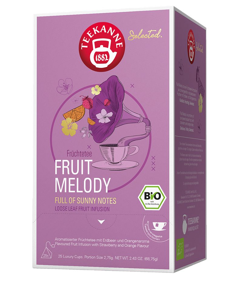 Teekanne Bio-Früchteteemischung Fruit Melody 25 Teebeutel