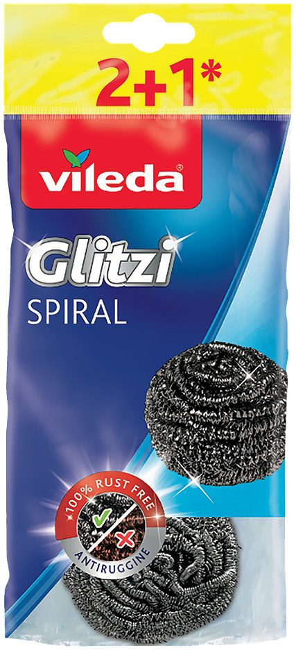 Vileda Edelstahlreiniger Glitzi 3 Stück