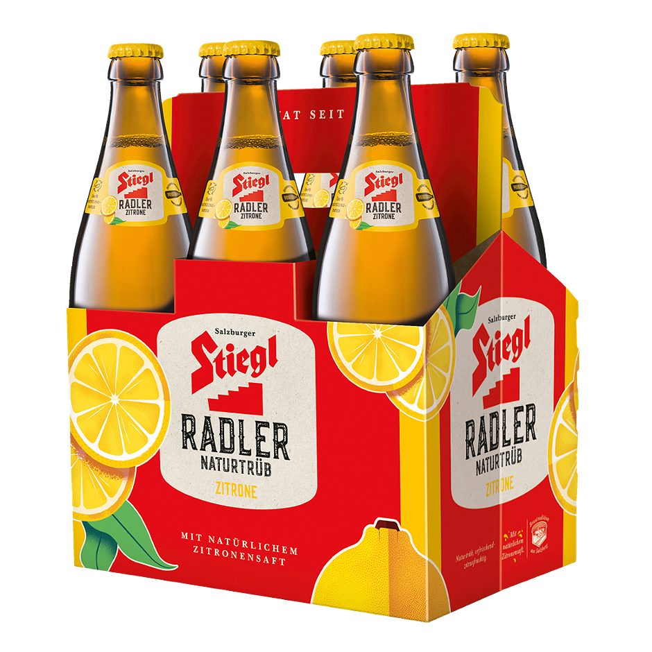 Stiegl Radler Zitrone Naturtrüb 6x0,5l 3.000 ML MEHRWEG