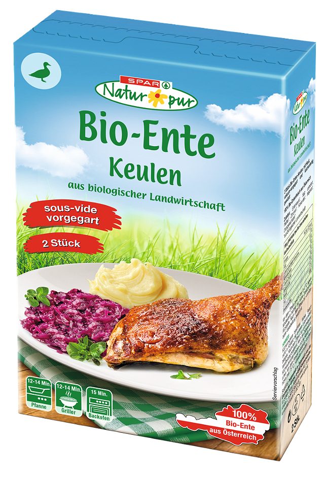SPAR Natur*pur Bio-Ente Keulen 2 Stück 400 G