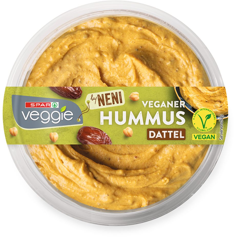 SPAR Veggie by NENI veganer Hummus Dattel 125 G