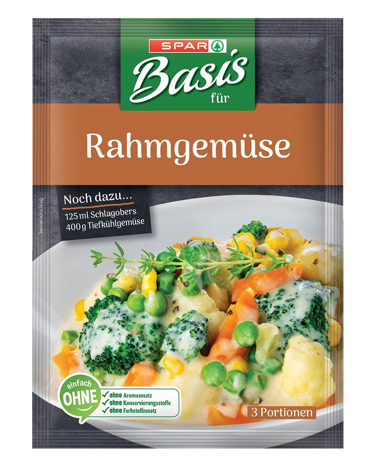 SPAR Basis für Rahmgemüse 3 Portionen