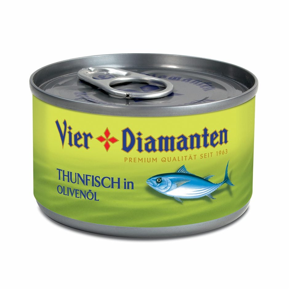 4 Diamanten Thunfisch in Olivenöl 95 G