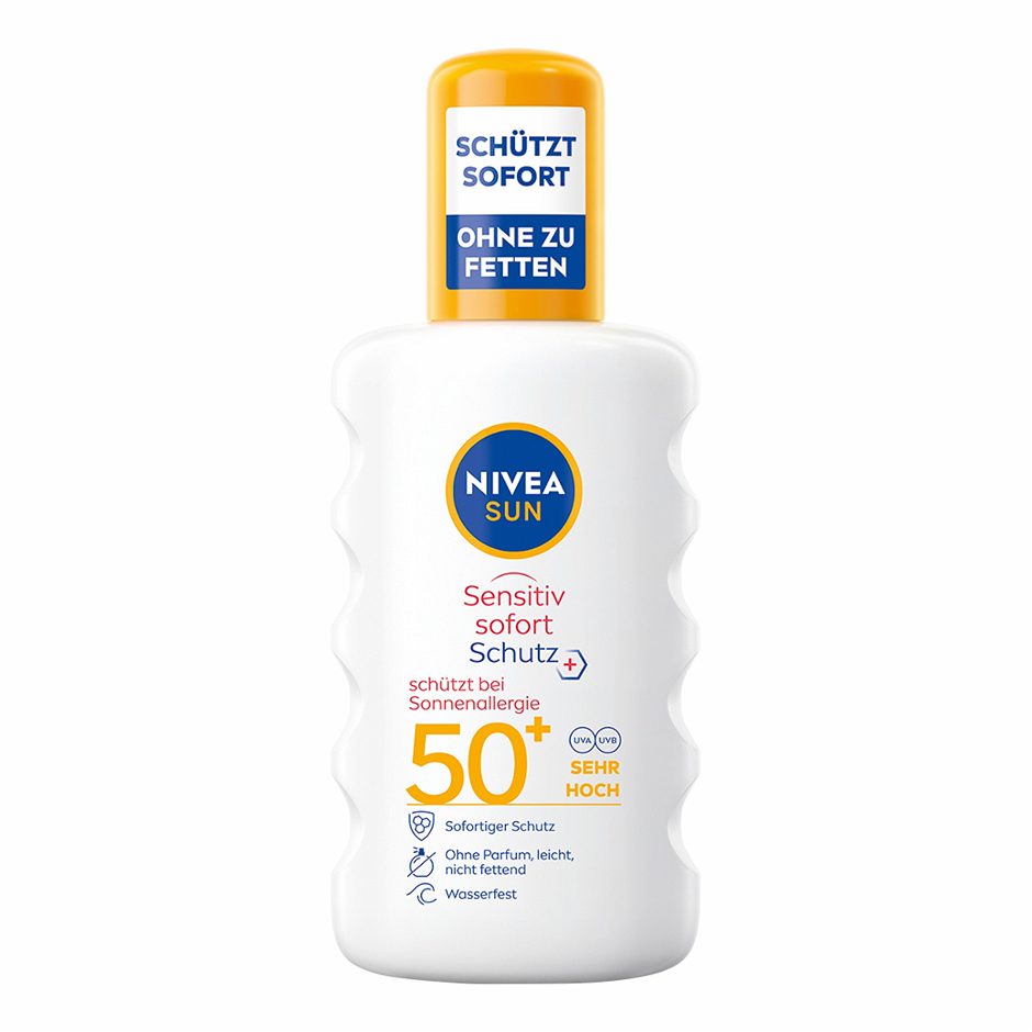 Nivea sun Sonnenspray Sensitiv sofort Schutz LSF50+ 200ml