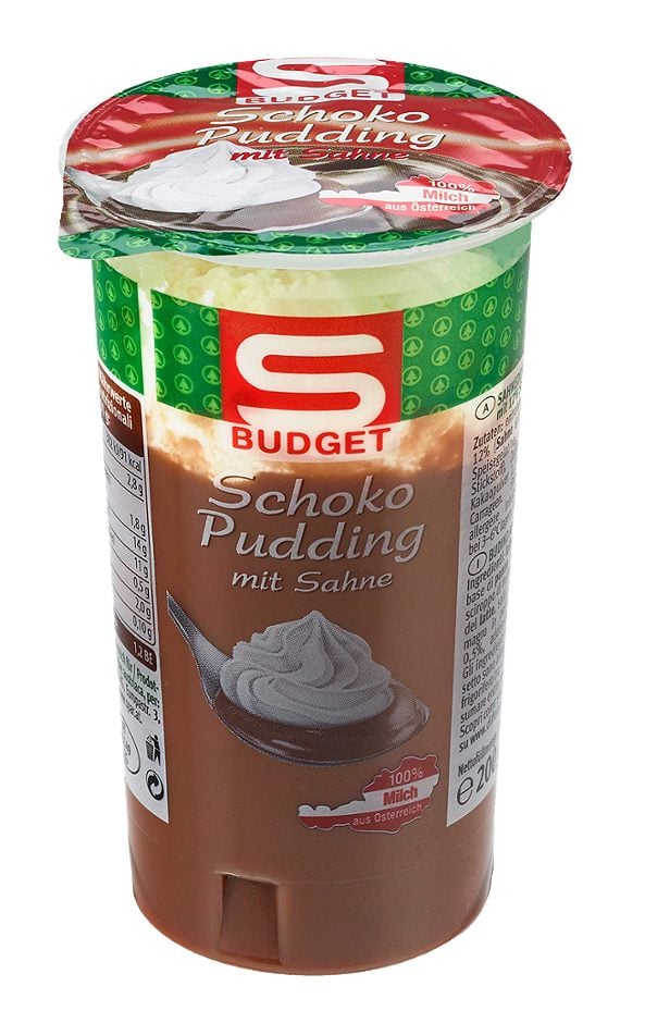 S-BUDGET Schokopudding mit Sahne 200 G