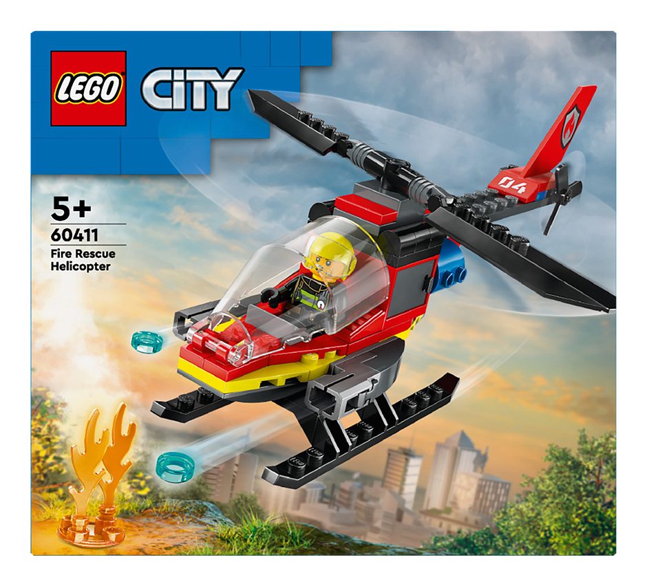 LEGO City Feuerwehr Hubschrauber 60411