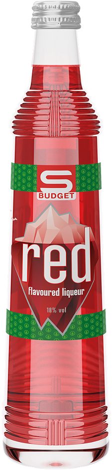 S-BUDGET red flavoured liqueur 0,7 L