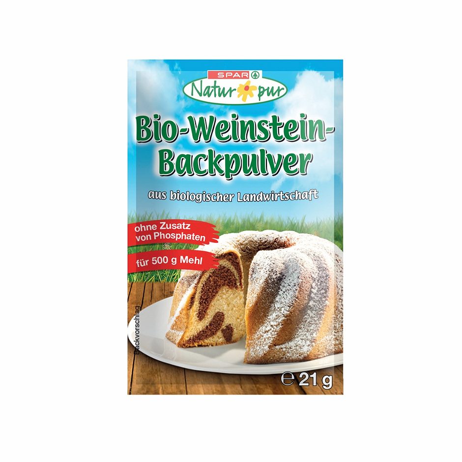 SPAR Natur*pur Bio-Weinstein-Backpulver 68 G