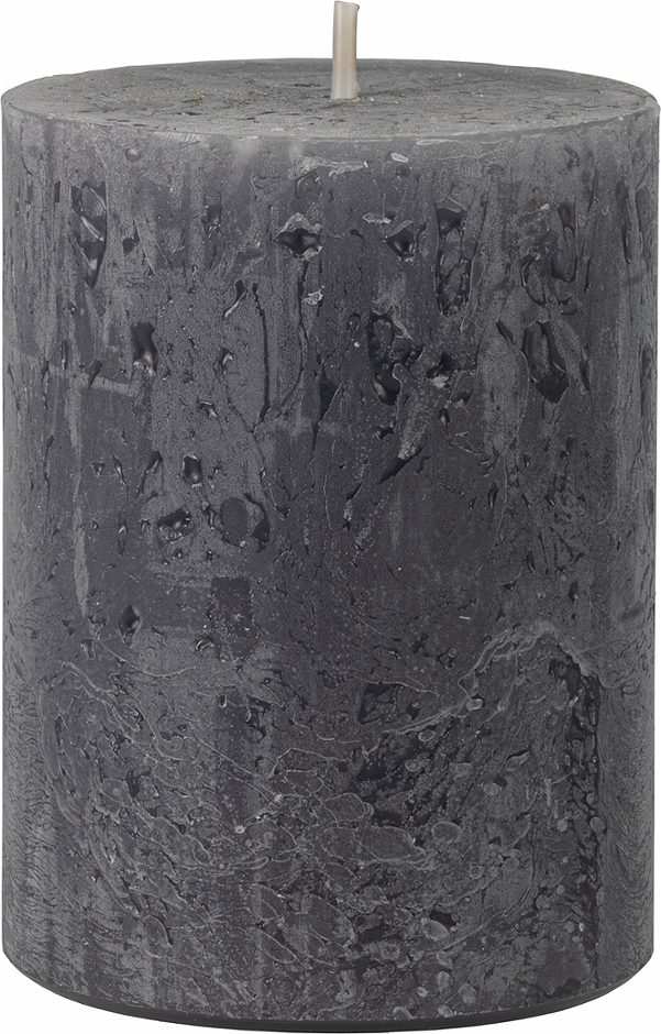 Wenzel Rustic-Kerze 110/70 anthrazit