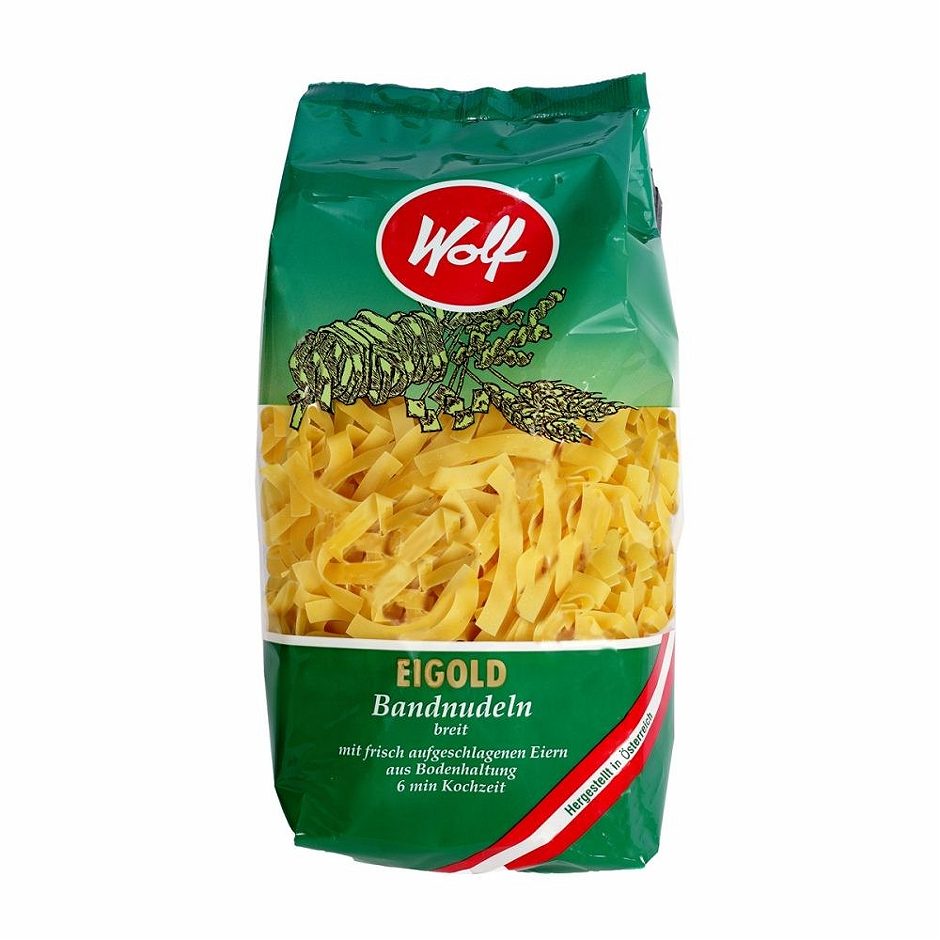 Wolf Eigold Bandnudeln breit 500 G