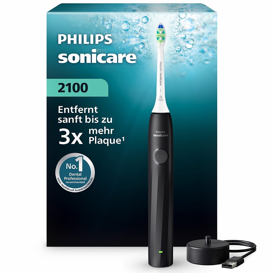 Philips Wiederaufladbare Zahnbürste Sonicare 2100