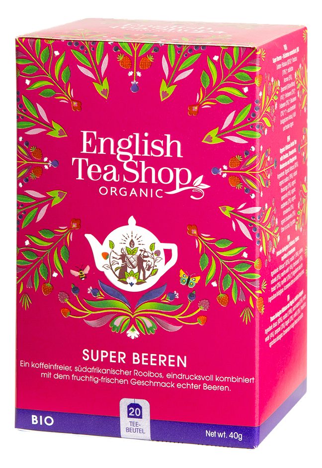 English Tea Shop Bio-Früchtetee Super Beeren 20 Teebeutel