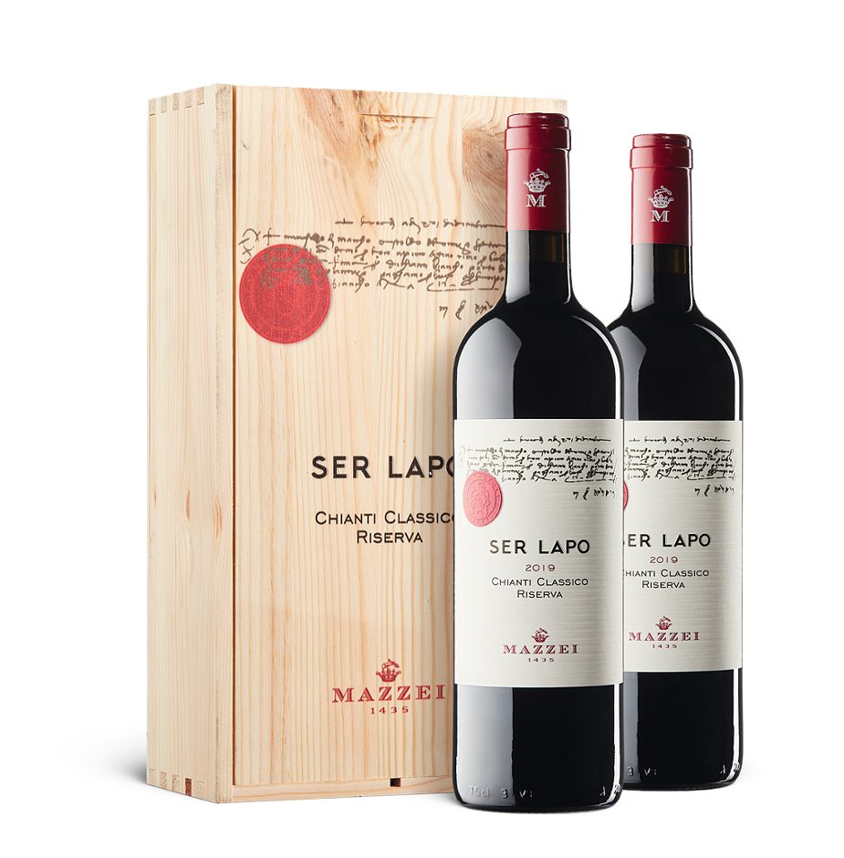 Mazzei Ser Lapo Chianti Classico Riserva DOCG Holzkiste 2019 1,5 L