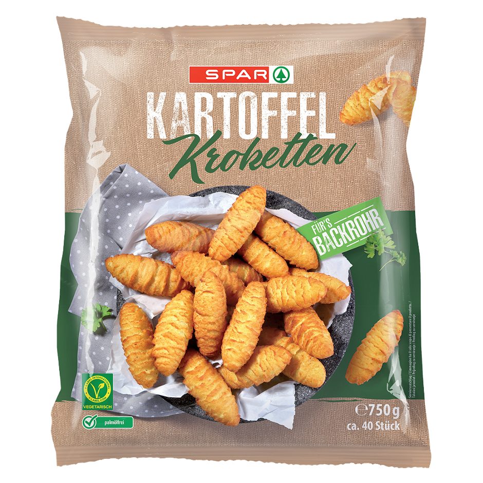 SPAR Kroketten Tropfen für´s Backrohr ca. 40 Stück 750 G