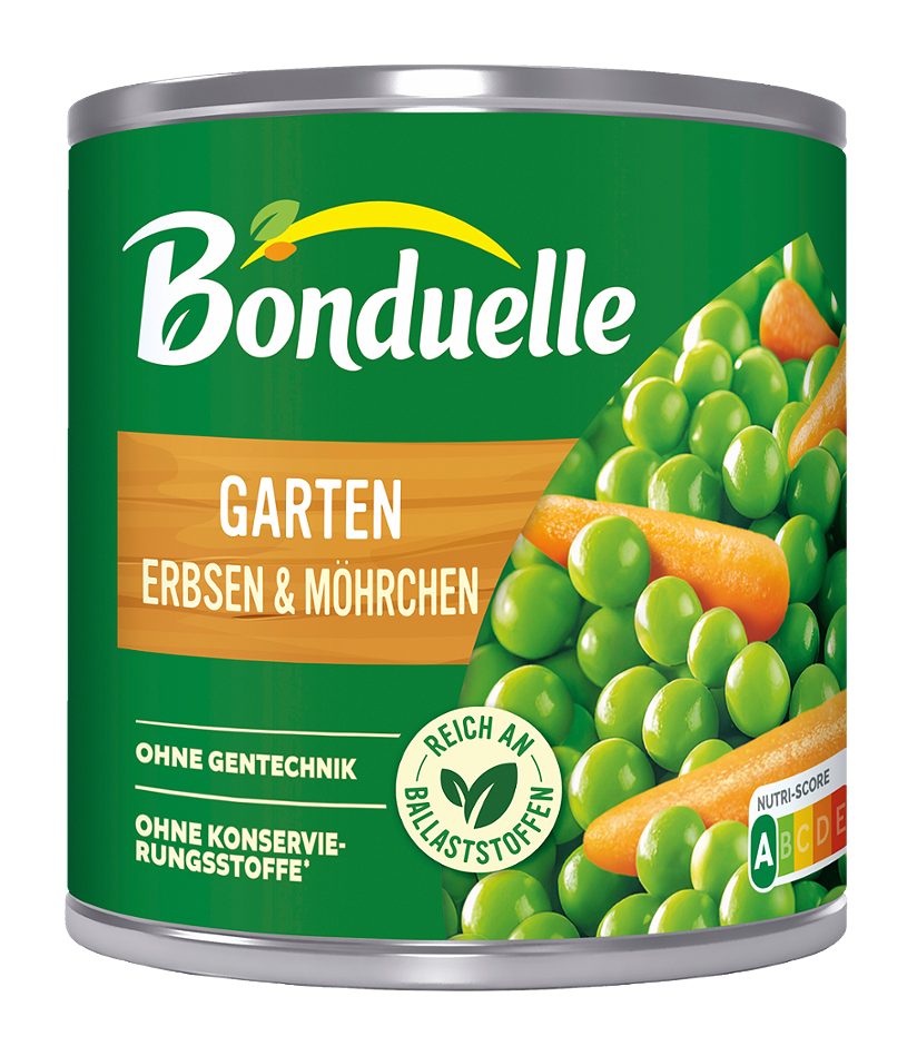 Bonduelle Garten Erbsen mit Möhrchen 400 G
