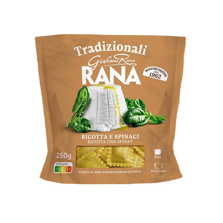 Rana Tradizionali Ravioli Ricotta und Spinat 250 G