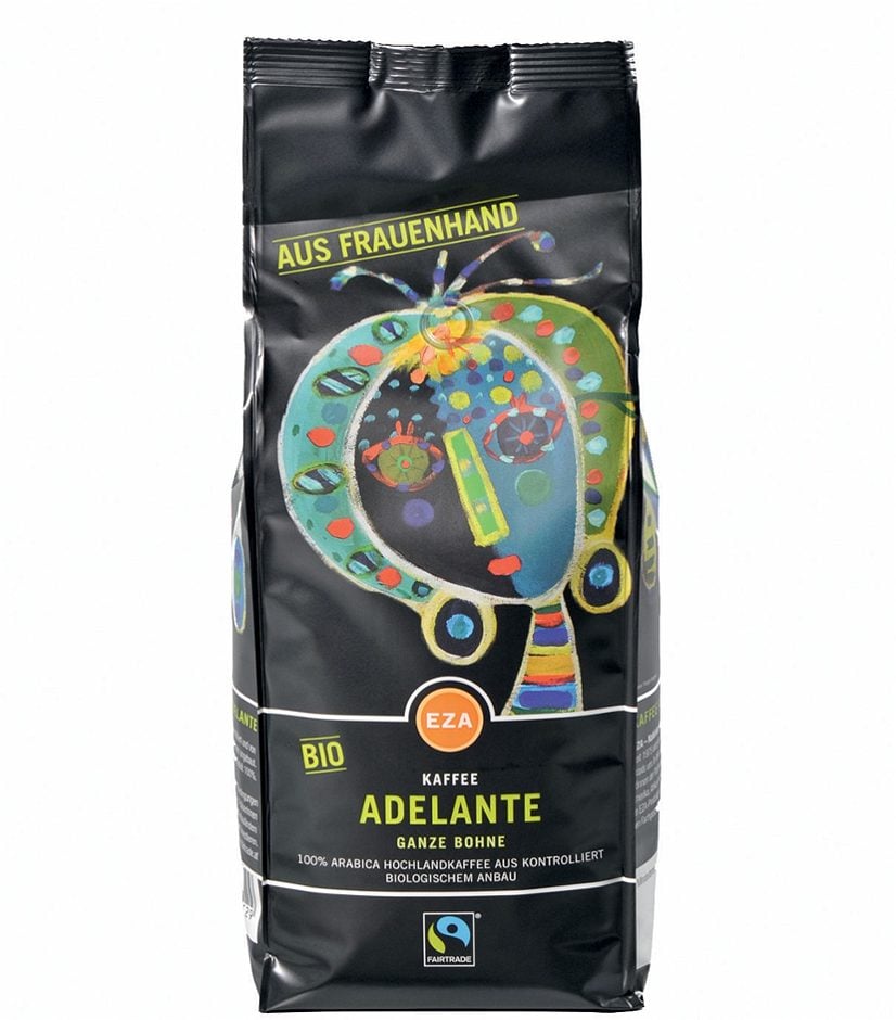 EZA Kaffee Adelante ganze Bohnen 1 KG