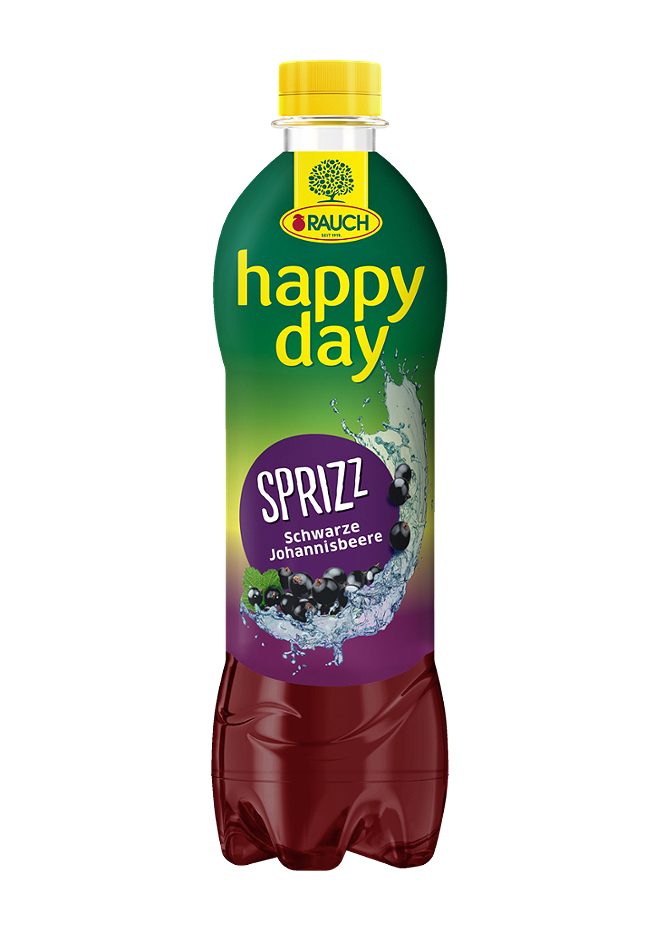 Rauch Happy Day Sprizz Schwarze Johannisbeere 0,5 L EINWEG mit Pfand
