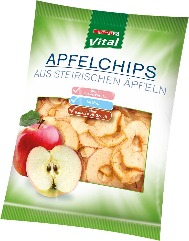 SPAR Vital Apfelchips aus steirischen Äpfeln 100 G