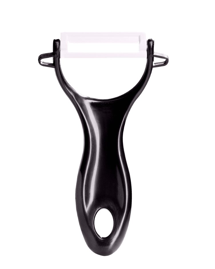 Home & Design Keramikschäler 5,2 cm schwarz