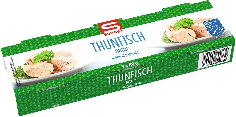 S-BUDGET MSC Thunfisch natur 3x80g 240 G