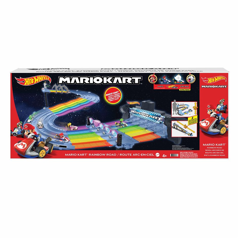 HotWheels Mario Kart Rainbow Road Track Set