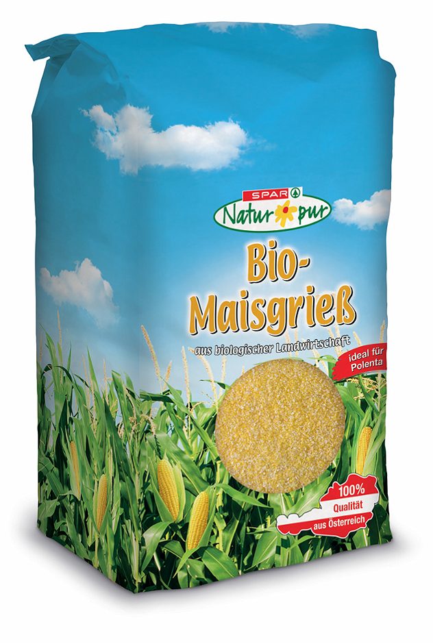 SPAR Natur*pur Bio-Maisgrieß 500 G