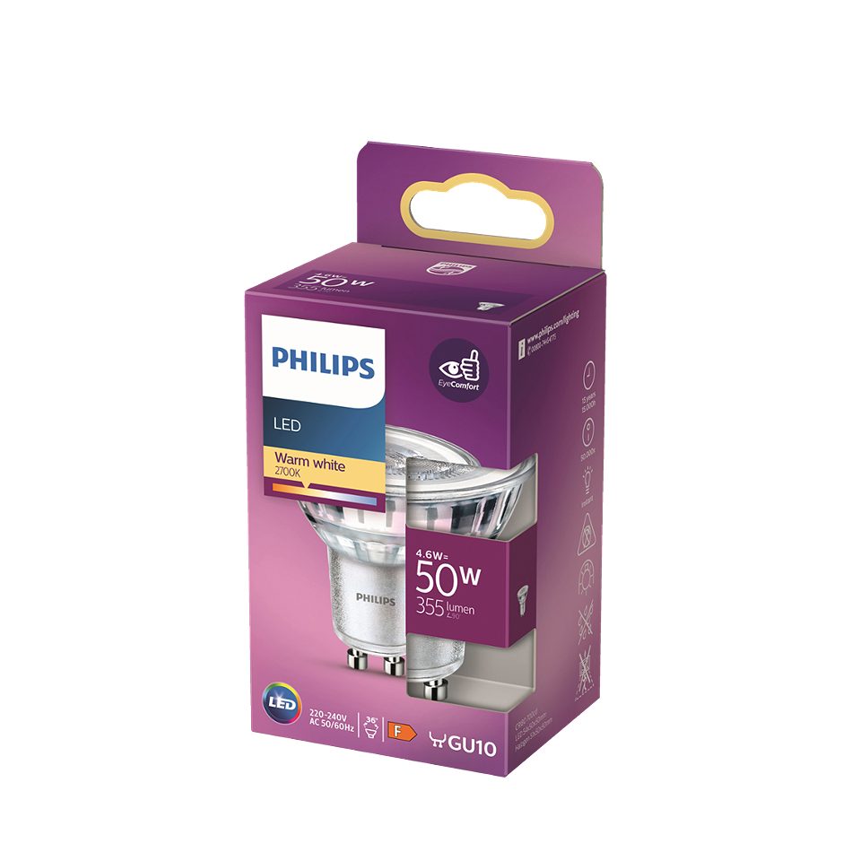 Philips LED Reflektor GU10 50W