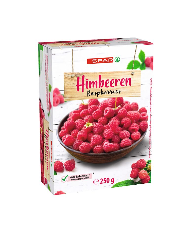 SPAR Himbeeren tiefgekühlt 250 G