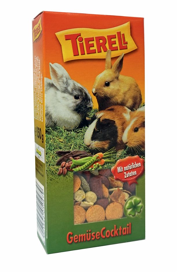 Tierell Snack für Nager Gemüse Cocktail 150 G
