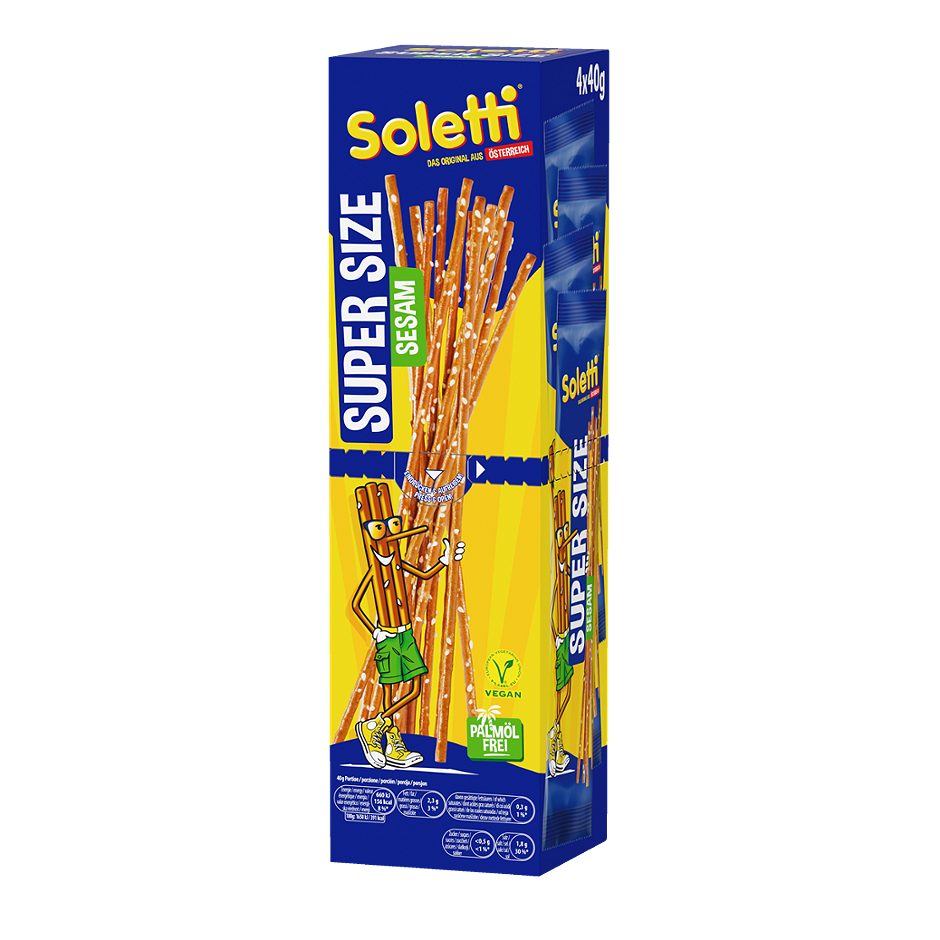 Soletti SuperSize Sesam 4 x 40g 160 G