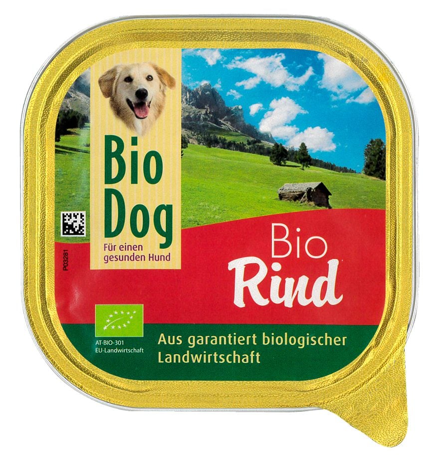 Bio Dog Hundenahrung Rind 300 G