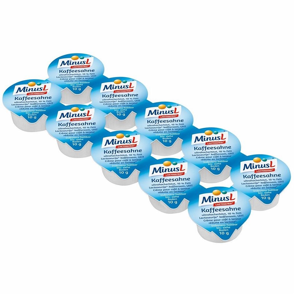 MinusL Kaffeesahne laktosefrei 10 x 10g 100 G