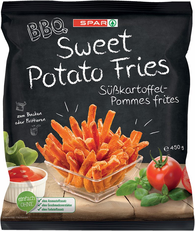 SPAR BBQ Sweet Potato Fries 450 G
