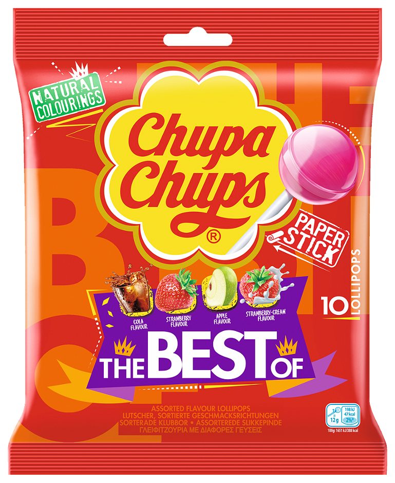 Chupa Chups Lollipops The Best of 10 Stück 120 G