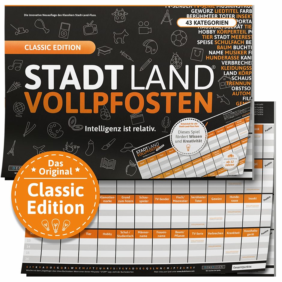 Denkriesen Stadt Land Vollpfosten