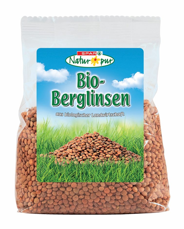 SPAR Natur*pur Bio-Berglinsen 500 G