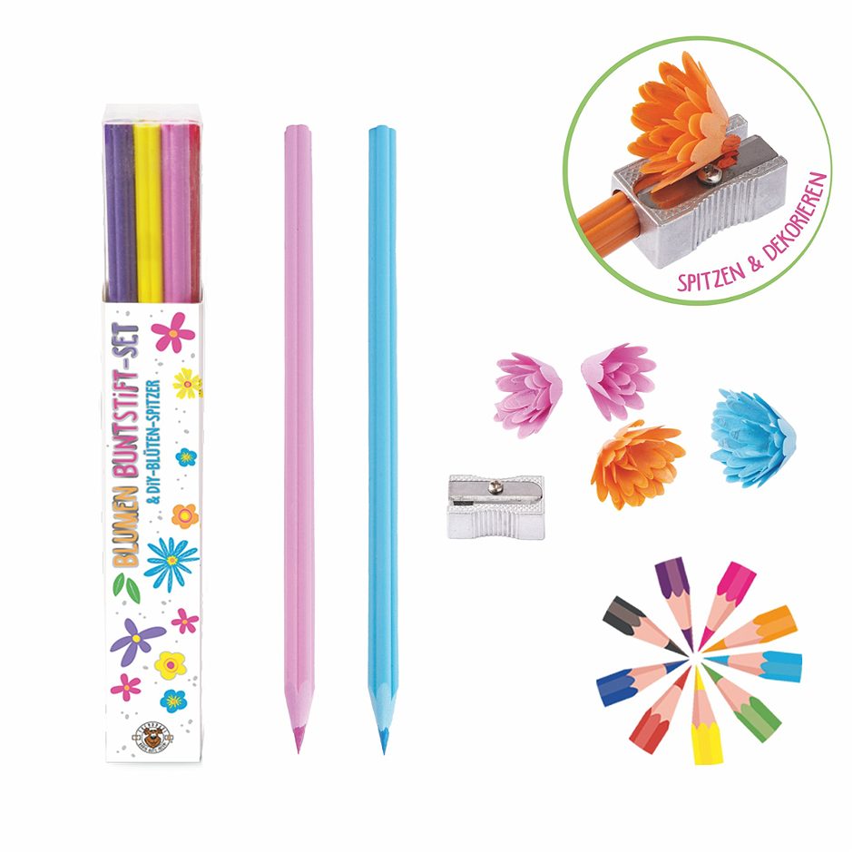 Trendhaus Buntstift-Set Spitzer 10-tlg.