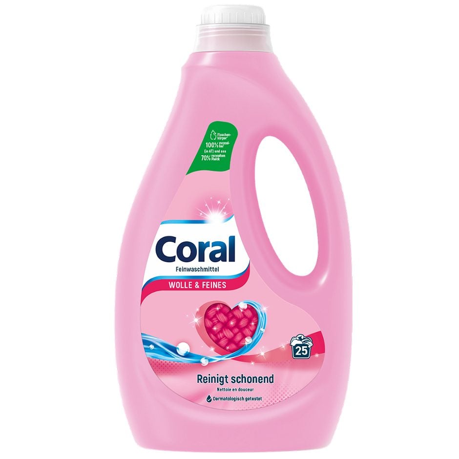 Coral Feinwaschmittel Wolle & Feines 25WG