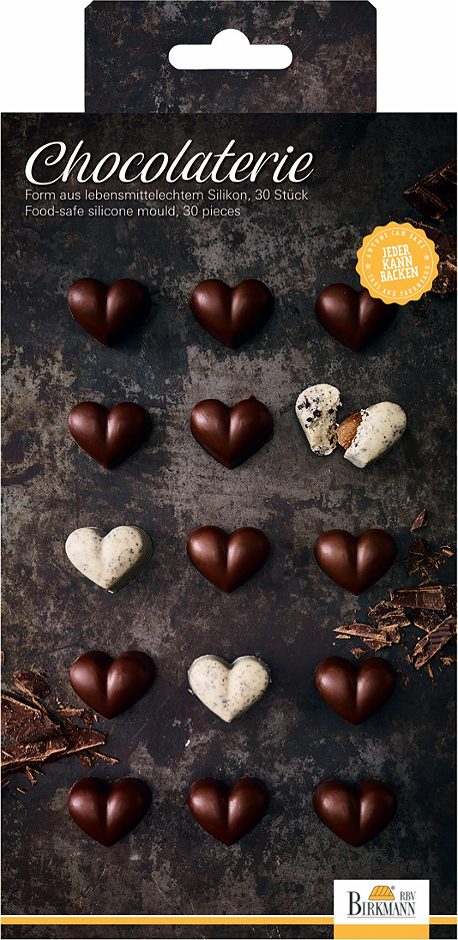 Birkmann Chocolaterie Pralinenform "Herz" 2-teilig