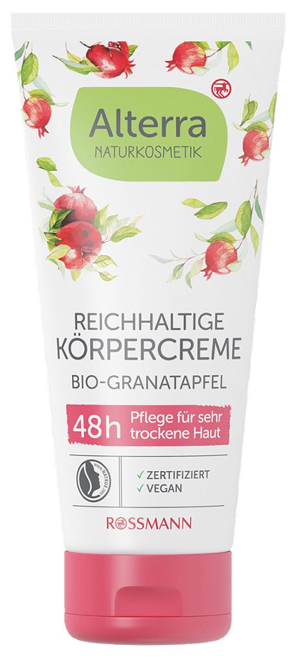 Alterra Reichhaltige Körpercreme Bio-Granatapfel 200ml