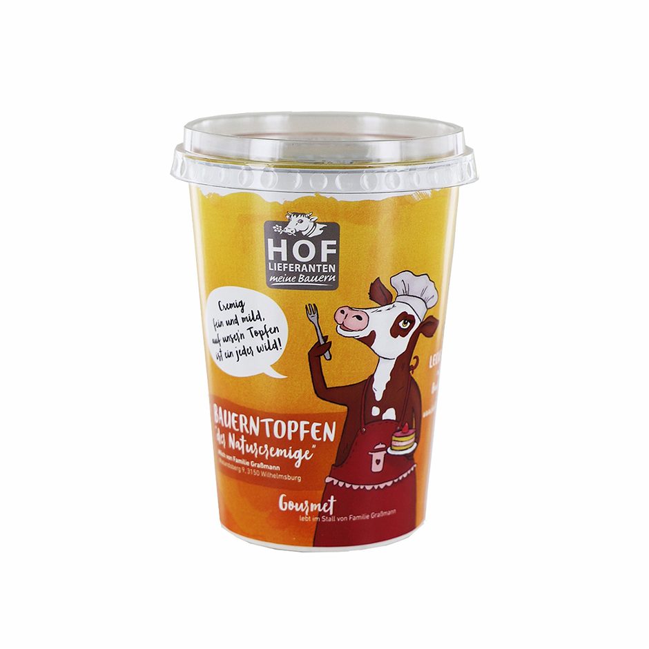 Hoflieferanten Bauerntopfen der Naturcremige 500 G