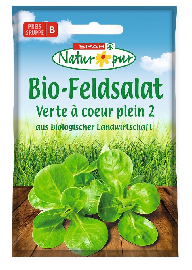 SPAR Natur*pur Saatgut Bio-Feldsalat –Hollaendischer breitblaettriger