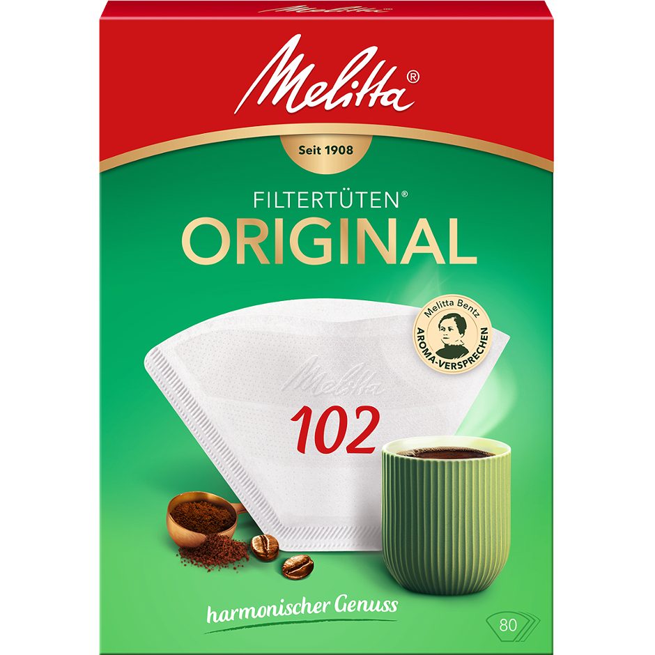 Melitta Kaffeefilter 102/80 ungleicht 80 Stück