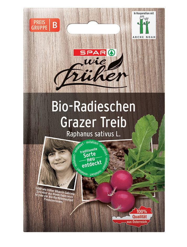 SPAR wie früher Saatgut Bio-Radieschen Grazer Treib