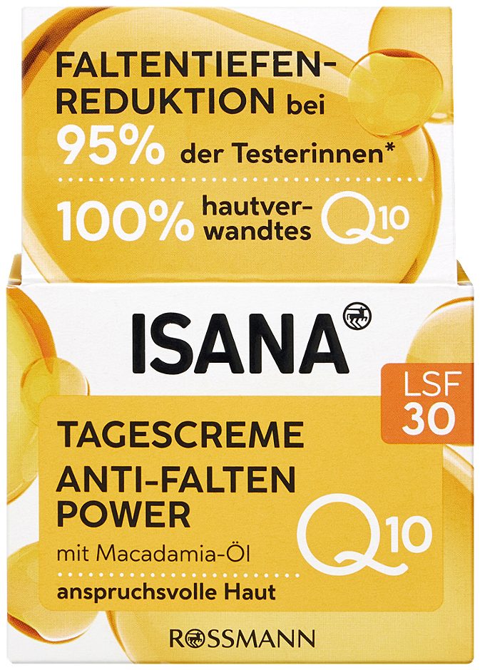 Isana Tagescreme Q10 Anti-Falten Power/LSF 30 50ml
