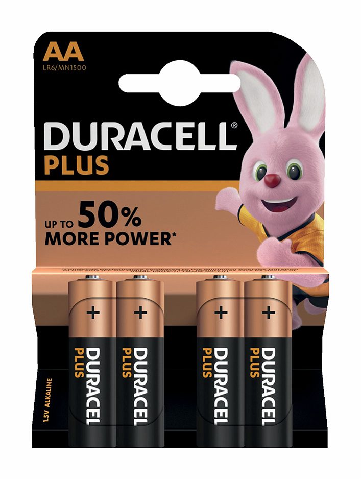 Duracell Plus Power Batterien Plus 4 Stück